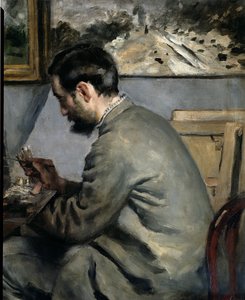 Frederick Bazille şövalesinde, 1867 tuval üzerine yağlı boya, 28936 detayı
